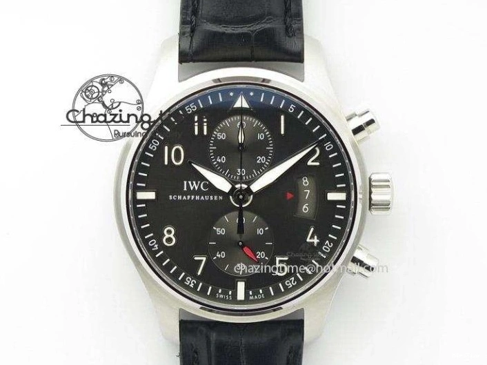 MIROTIME 0219 Aquatimer Chrono IW376803 V6F 1:1 Best Edition Gray Dial on Rubber Strap A FlexibleFit 7153